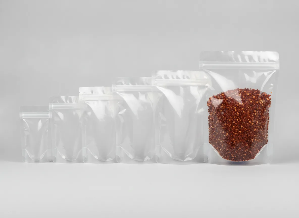 Clear Resealable Stand-Up Pouches